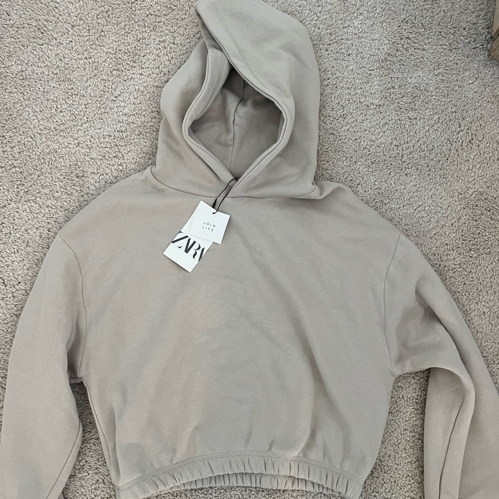 Cropped Zara sweatshirt